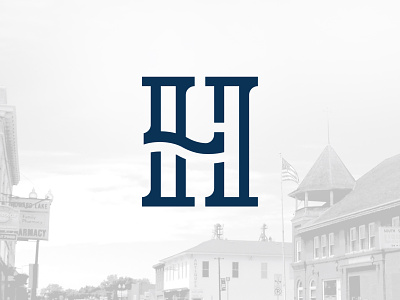 City of Howard Lake Logo branding city creative design h hl l lake logo monogram town typography