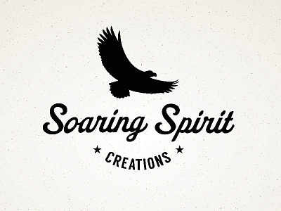 Soaring Spirit badge eagle logo typography