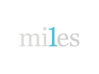 Miles 1st Birthday 1 birthday logo wordmark