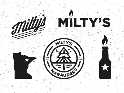 Milty's Marauders Badges