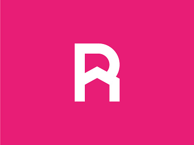 Renters Warehouse Rebrand Concept home house landlord logo logo design pink r rent renters warehouse