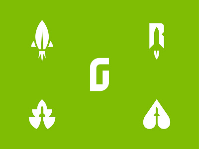 Feedback Needed: Green Rocket Lawn Service g green lawn lawn care leaf monogram r rocket yard yard care