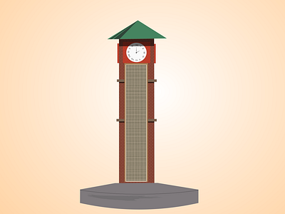 Vector Art of  Clock Tower (LAL CHOWK)