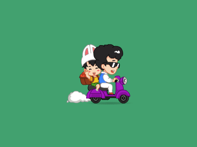 Motorcycle arale bike brother gif green motorcycle