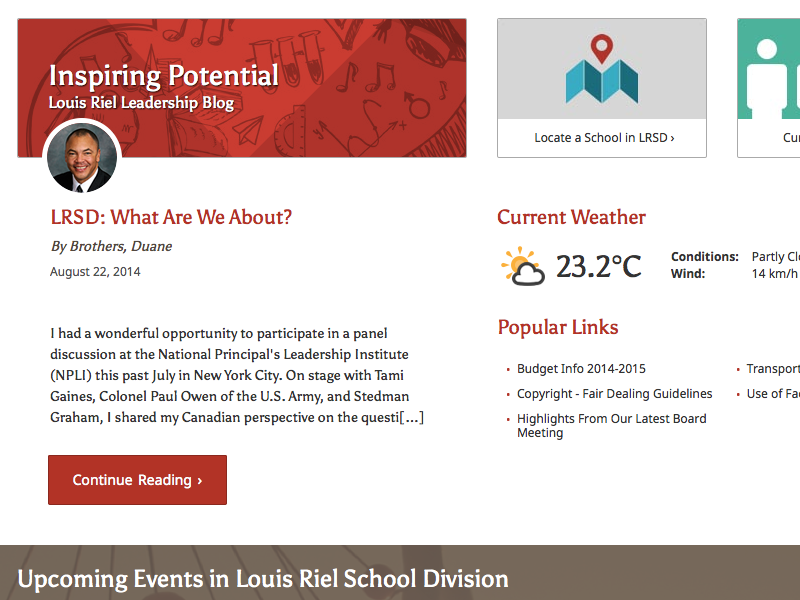 LRSD Blog blog posting weather