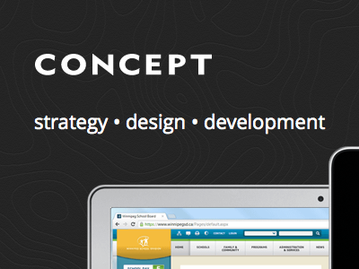 Concept Inc. Website black logo website