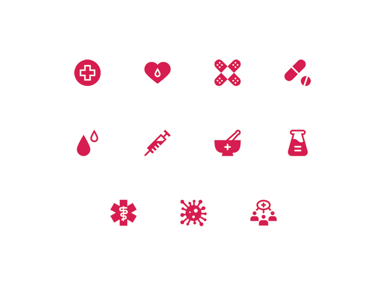 Medical Icons health icon iconography medical medicine vector wellness