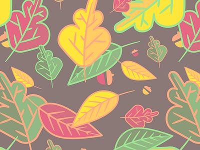 Falling Leaves autumn fall illustration leaves pattern seasons vector