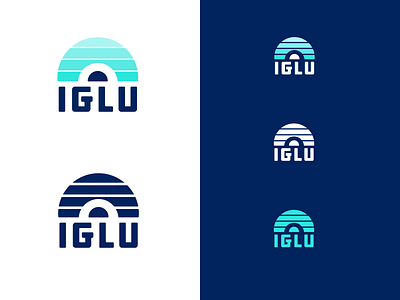 IGLU Alternatives brand igloo illustration knockout logo winter