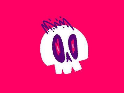 New profile pic who dis? illustration procreate skull