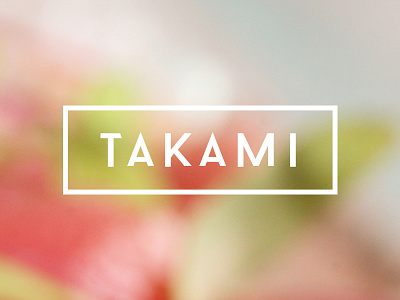 Takami Logo (Final) branding design logo restaurant