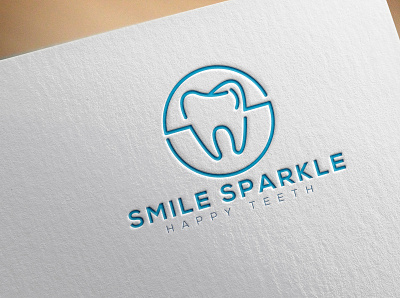 Smile Sparkle clinic logo creative logo dental logo design drop logo graphic design hospital logo illustration logo medical logo modern logo