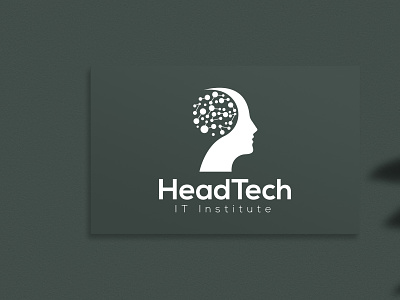 HeadTech 3d animation branding creative logo design drop logo graphic design illustration it logo logo motion graphics technology logo ui vector