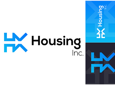 HX Housing Inc. 3d animation branding creative logo design drop logo graphic design housing company logo illustration logo motion graphics real estate logo ui vector