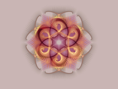 Callisto blending modes illustrator kaleidoscope mythology rotation symmetry