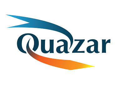 Quazar arrow branding identity design logo logo design palette