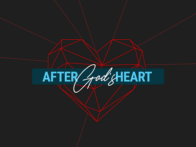 After God's Heart Sermon Art