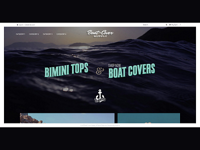 Vintage Web Design - Boat Cover Supply