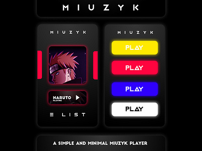 MIUZYK graphic design ui