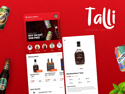 Talli | Alcohol Delivery App