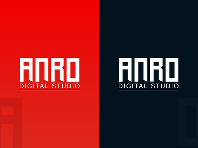 ANRO Logo branding color digital logo identity logo logo design mark studio logo