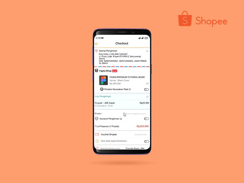 Shopee Checkout Feature