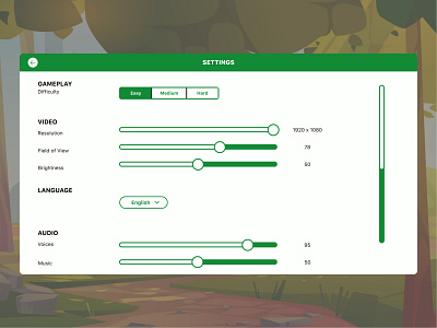 Maraton UI - #Challenge6 - Settings design settings ui