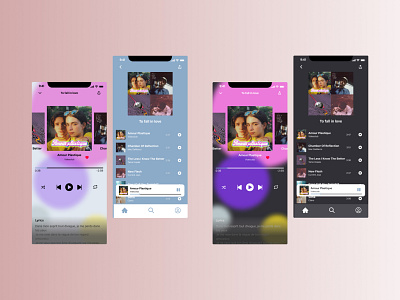 Maraton UI - #Challenge12 - Music player design music player ui