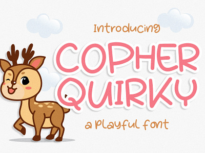 Copher Quirky - Quirky Font typographic