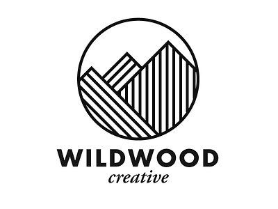 Wildwood Line figure ground futura line logo