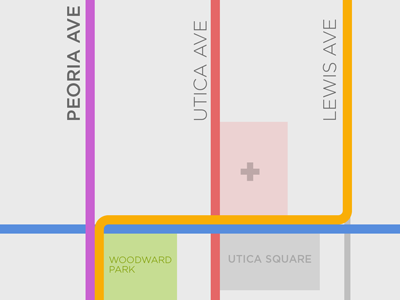 Transit Update bus cartography color colour gotham map transit