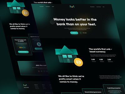 Cryptocurrency Landing Page