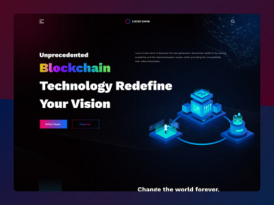 Blockchain Landing Page Redesign bitcoin bitcoin landing page blockchain blockchain landing page crypto crypto landing page defi defi landing page ethereum ethereum landing page homepage metaverse metaverse landing page nft nft landing page nft marketplace ui design ui ux design web design website