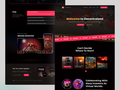 Metaverse Landing Page Redesign