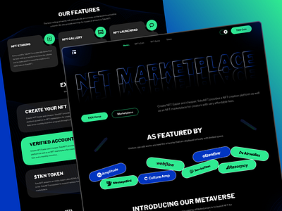 NFT Landing Page Redesign