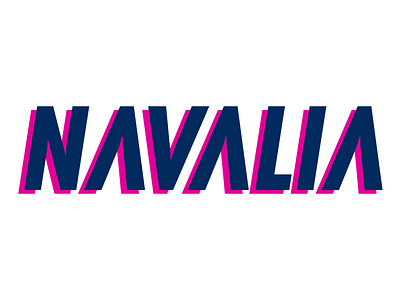 Navalia logo WIP chrome