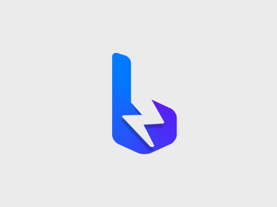 browserless redesign logo b branding browserless ightning isometric logo mark negative space