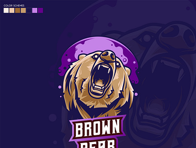 Logofolio #5 - BROWN BEAR 3d branding design graphic design icon illustration logo mascot logo