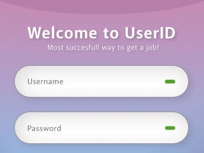 UserID element ui user interface