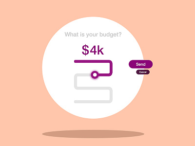 026 - What is your budget? budget button form inquire slider ui