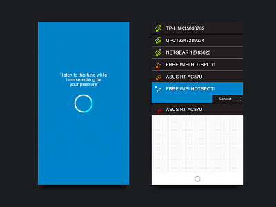 Day 049 - Wifi finder connect dailyui interface photoshop search userinterface ux wifi