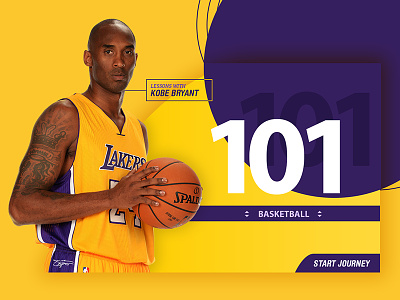 Basketball 101 101 basketball design digital info board kobe legend media