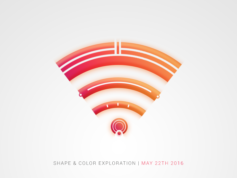 Shape & Color Exploration #02 by Gavin de Koning on Dribbble