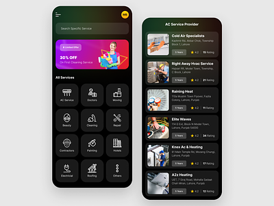 Services App UI