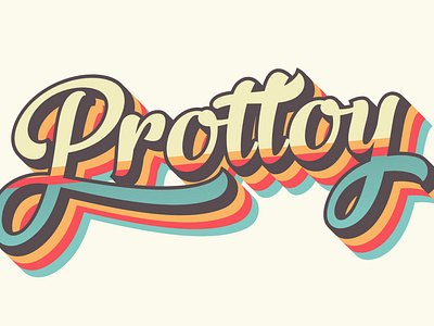 Custom name Typography (Prottoy)