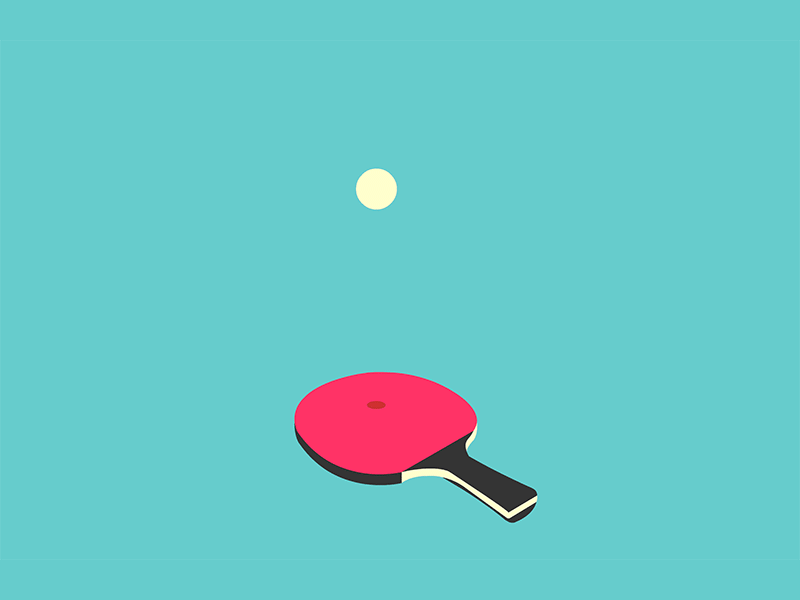 Ping Pong flat game gif ping pong sport table tennis vector
