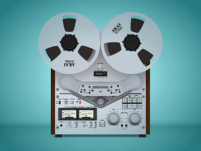Akai Professional GX-6350 reel to reel recoder by Will Clark on Dribbble