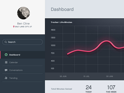 LG Dashboard Concept creative direction ui ux visual design web design