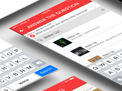 Music Impacts - Screens app design ios mobile social network ui ux