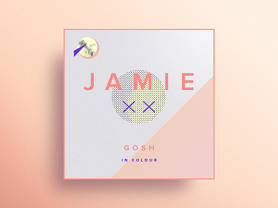 Jamie XX - Gosh design doodle exploration music type